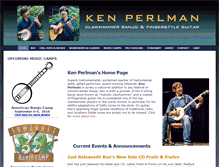 Tablet Screenshot of kenperlman.com